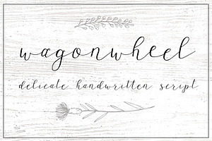 Wagon Wheel Script Font