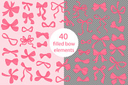 Bows & Frames Hand Drawn Collection, an Object Graphic by Kokoshka (Thumbnail 3 of 13)
