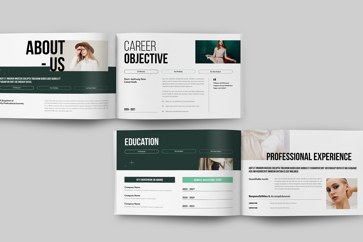 Creative Resume & Portfolio Template, a Brochure Template by StyleArt (Photo 3 of 11)