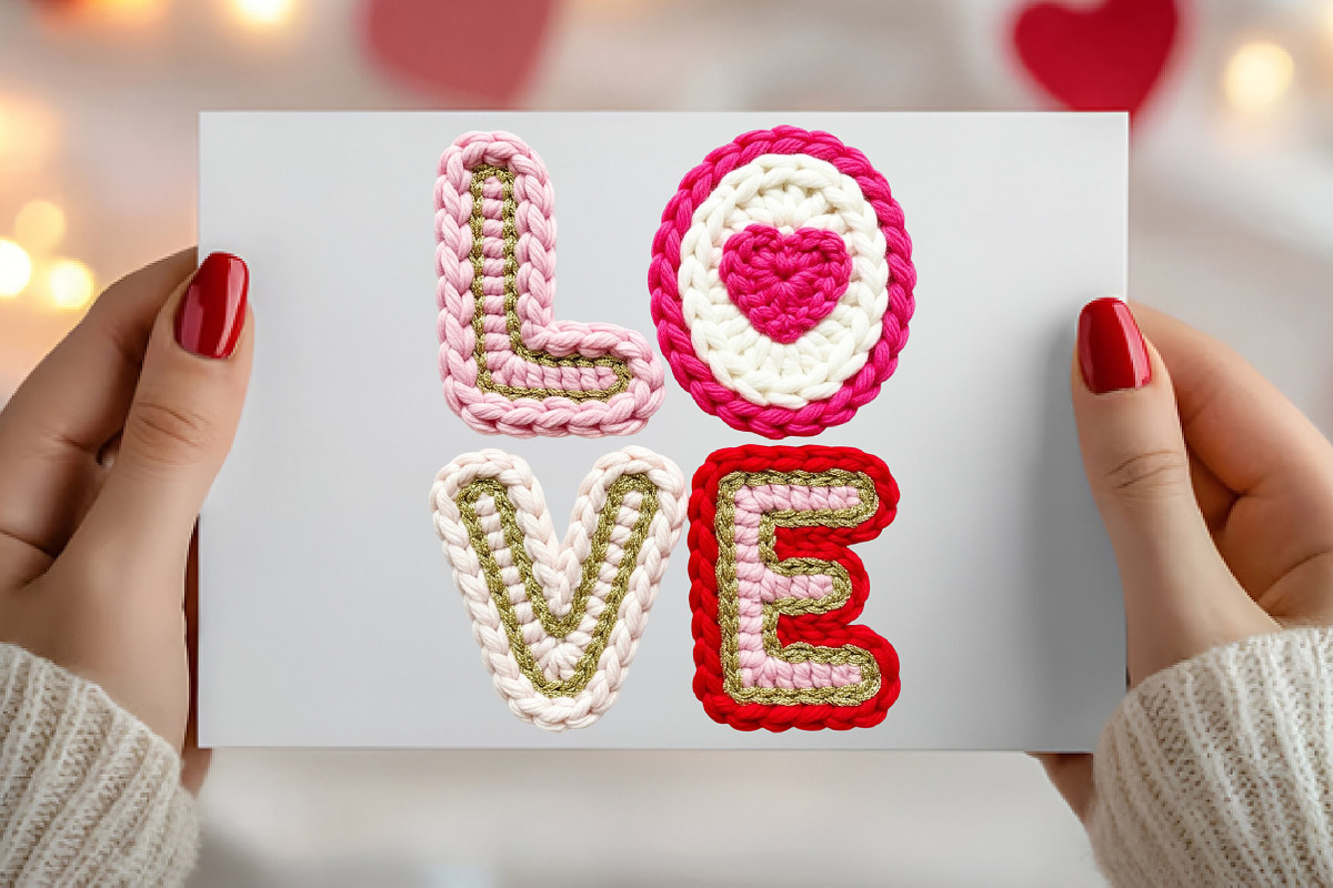 LOVE Yarn Png, Trendy Valentine Png, an Illustration by Canvas Craft (Photo 4 of 7)