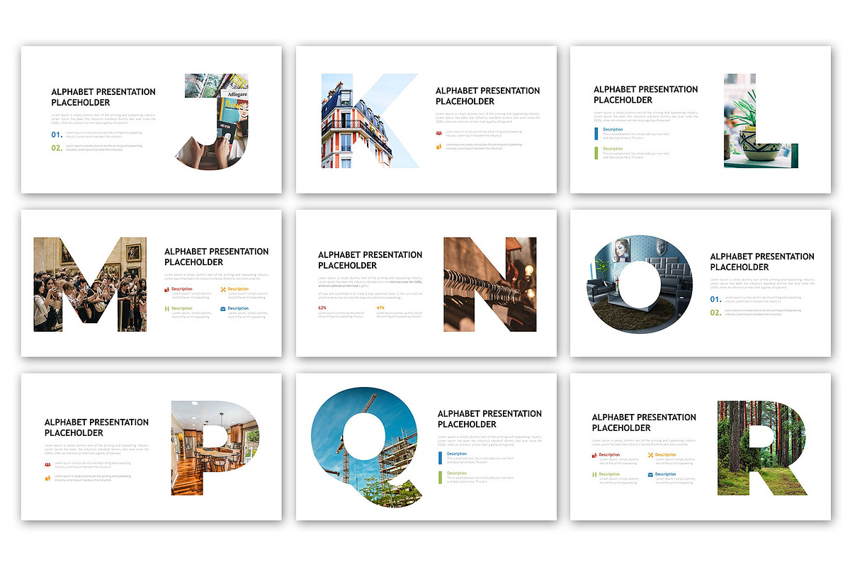 Alphabet - Infographic Template, a Presentation Template by Digitcase x ...
