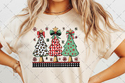 Colorful Coquette Christmas Tree Png, an Illustration by Craft Nest (Thumbnail 5 of 6)