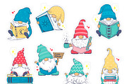 74 Gnomes Stickers and Clip art, a Person Illustration by Boo Guevara Shop (Thumbnail 4 of 14)