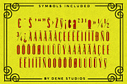 West End Limited Typeface, a Sans Serif Font by Dene Studios (Thumbnail 5 of 7)