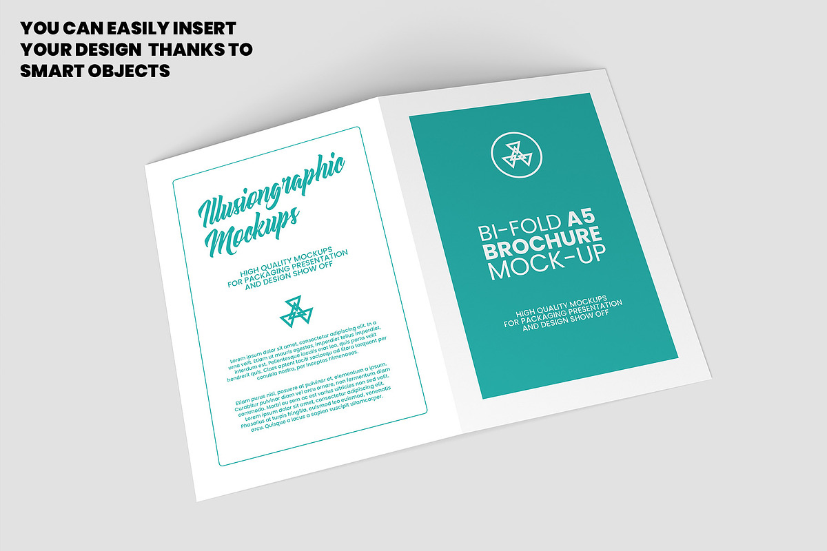 Bi-Fold A5 Brochure Mock-up, a Books & Magazine Mockup by Illusiongraphic (Photo 6 of 25)