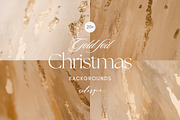 Gold Foil Christmas Backgrounds, a Background Graphic by eclosque (Thumbnail 1 of 25)