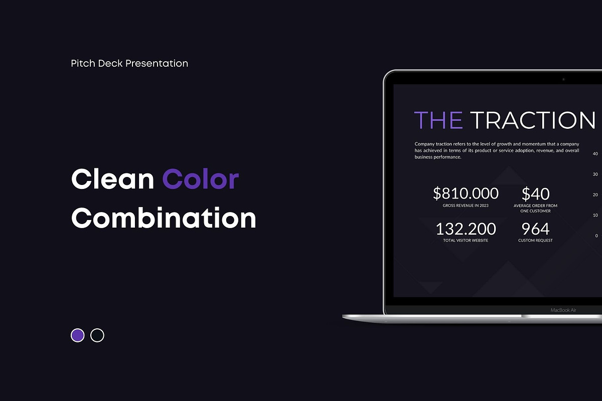 Dark Modern Pitch Deck Presentation, a Presentation Template by Jogiia Digital (Photo 2 of 6)