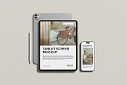Tablet and Smartphone Mockup, a Device Mockup by ZifaraDesign (Thumbnail 5 of 5)