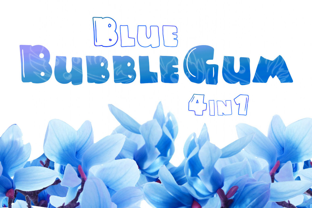 Blue Bubblegum: 4 in 1