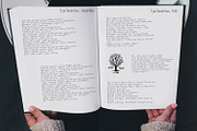 Decafe Font with Ruling Pen Texture, a Script Font by Arendxstudio (Thumbnail 7 of 8)