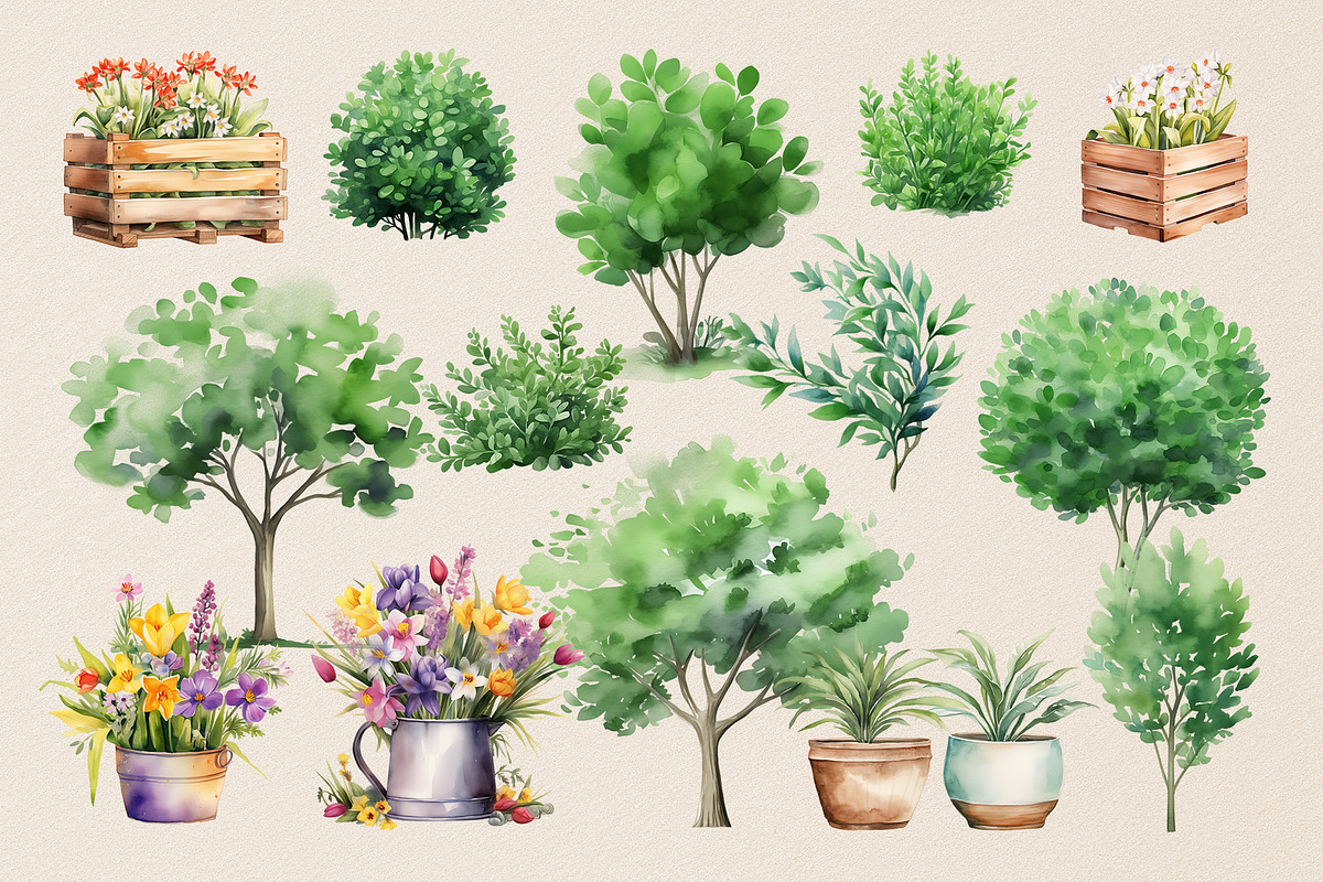 125 Spring Easter PNG Illustrations, a Seasonal Illustration by Graphicdome (Photo 11 of 16)