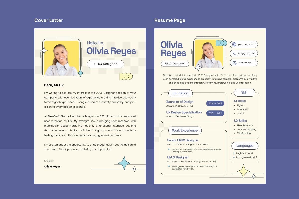 Minimal CV for Tech Careers preview 2