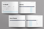 Weekly Project Planner Landscape, a Brochure Template by E-Type (Thumbnail 3 of 7)