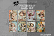 Cute Angel Lace Pages, Mixed Media, a Person Illustration by Digital Art Mahdiseño (Thumbnail 3 of 10)