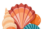 Assorted Seashells in a Still, an Animal Illustration by SouravDesign (Thumbnail 1 of 3)