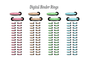 Checkered Digital Binder Rings, an Object Graphic by 3PointsCreative (Thumbnail 2 of 6)