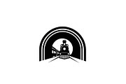 Train Tunnel Silhouette Bundle, a Graphic by hafijul (Thumbnail 3 of 15)
