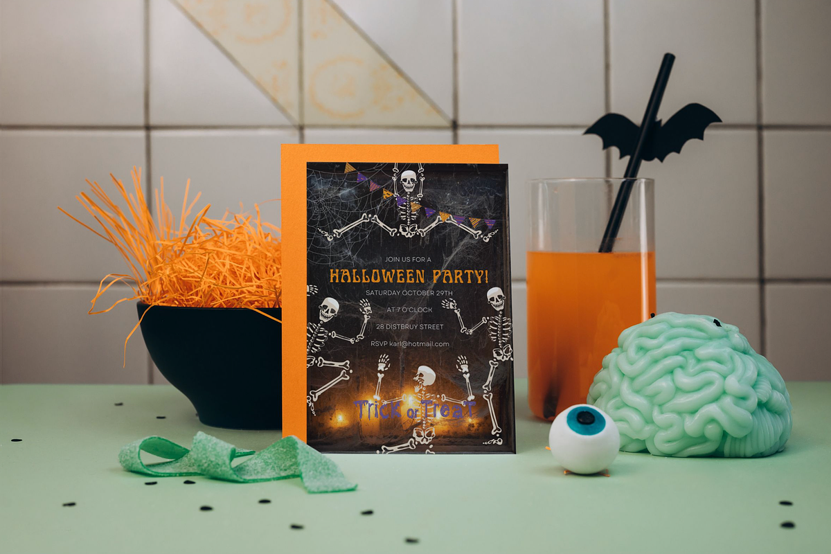 Editable Halloween Invitation, an Invitation Template by ForeverPrint (Photo 1 of 6)