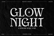 Glow Night Stylish Serif Font, a Serif Font by Storytype Studio (Thumbnail 16 of 16)