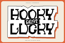 Hooky Lucky - Funny Font