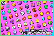 2D Icons - Super Casual Icons, a Solid Icon by LAYERLAB (Thumbnail 1 of 5)