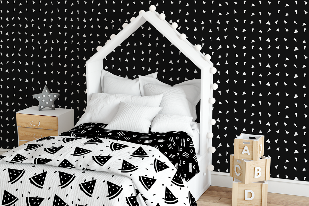 Black and White Geometric Patterns, a Pattern Graphic by ComelyPics Shop (Photo 6 of 7)