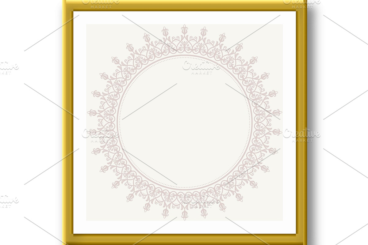 Floral Vector Abstract Pattern, a Decorative Illustration by FineArtStudio (Photo 3 of 3)