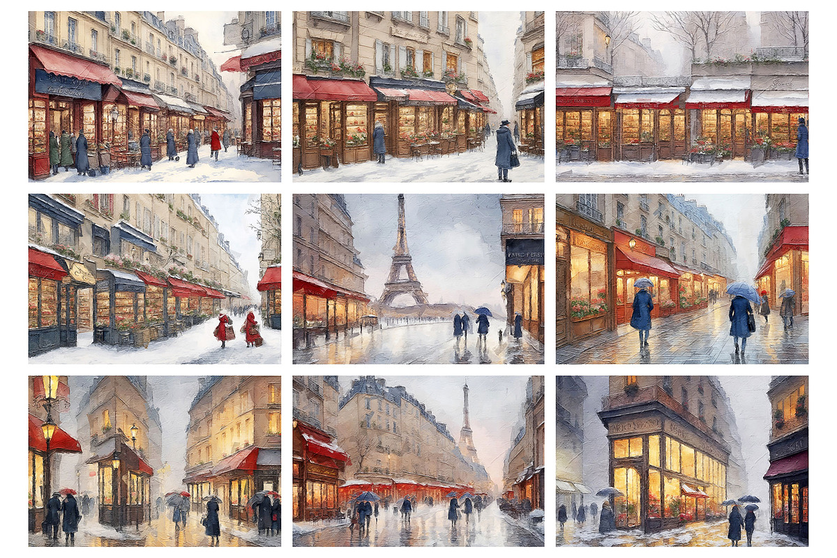 Paris Landscape, a Background Graphic by by creative paper (Photo 10 of 13)
