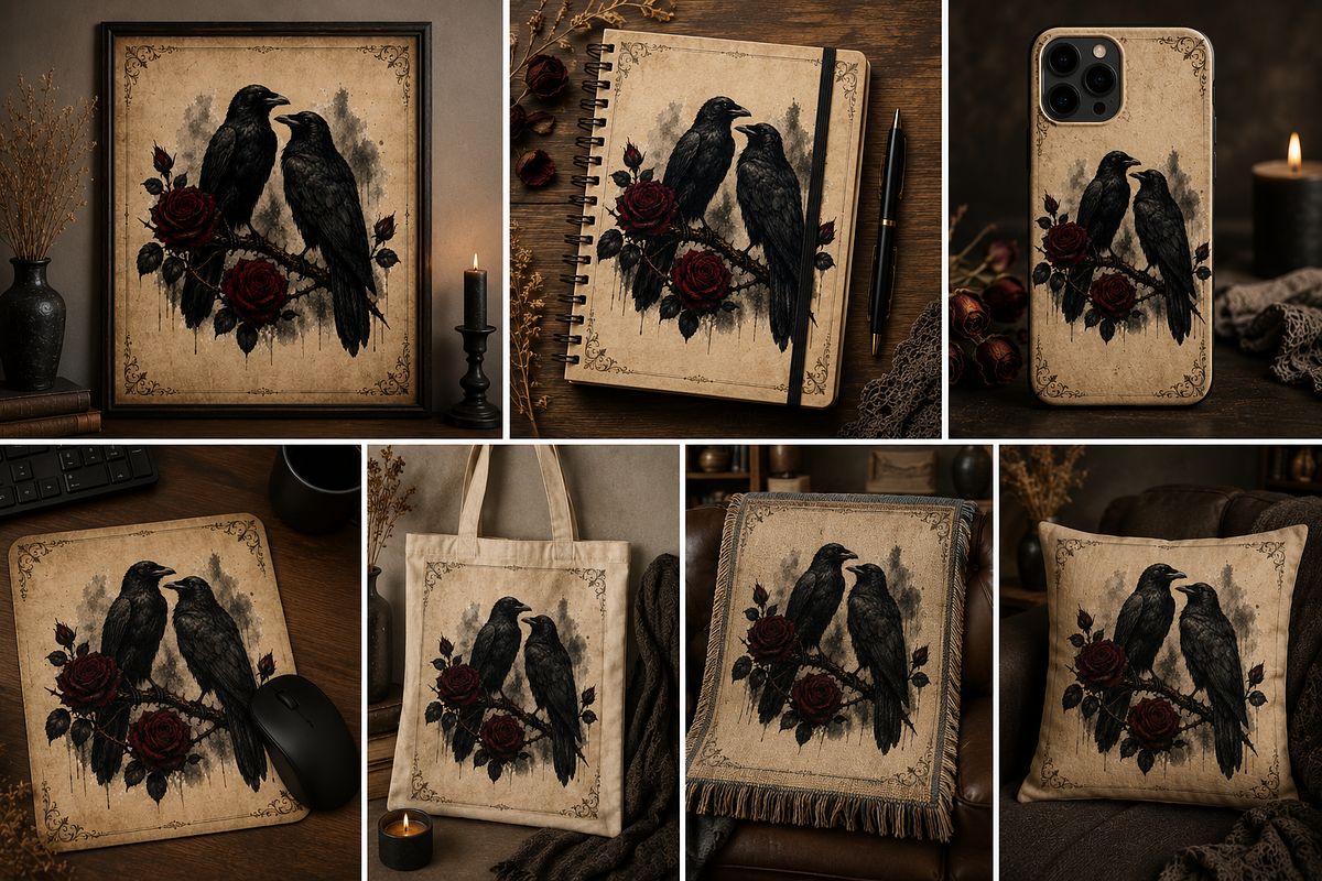 Dark Academia Halloween Png Bundle, an Object Graphic by Daisy Design (Photo 7 of 21)