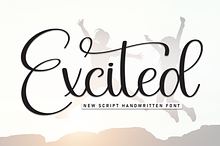 Excited | Script Font
