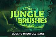 The Jungle: Procreate Brushes, a Brush Add-On by Leonard Posavec (Thumbnail 2 of 8)