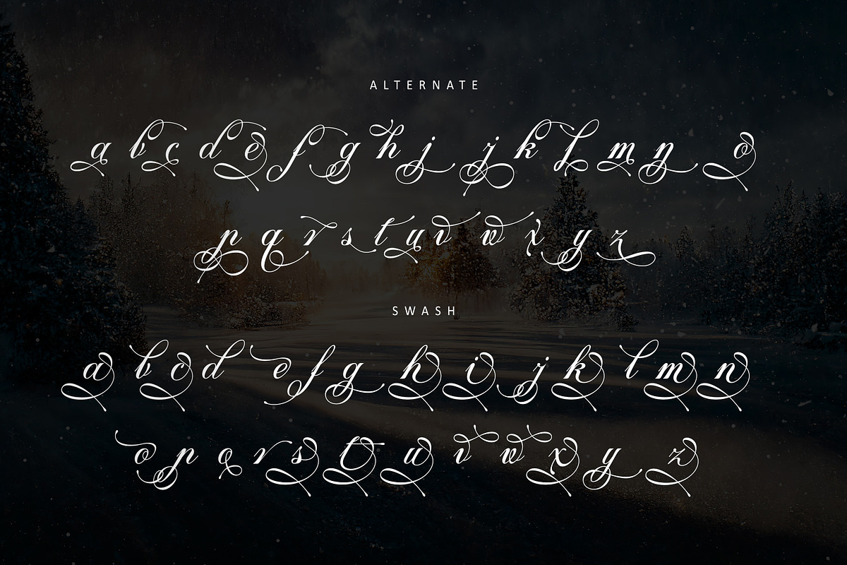 Christmas Angely, a Script Font by Letterara (Photo 11 of 14)