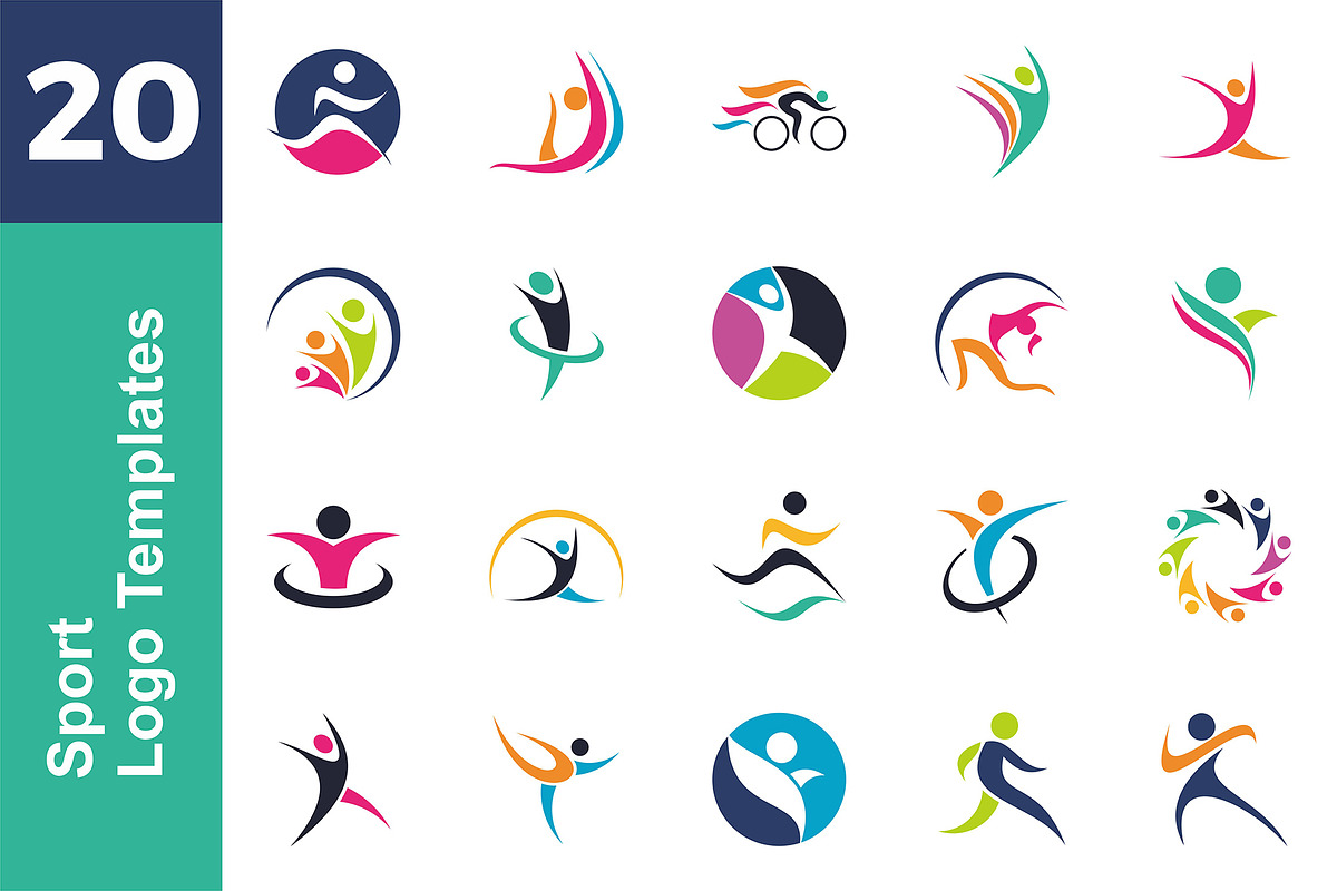 20 Logo Sport Template Bundle, a Branding & Logo Template by Acongraphic (Photo 1 of 21)