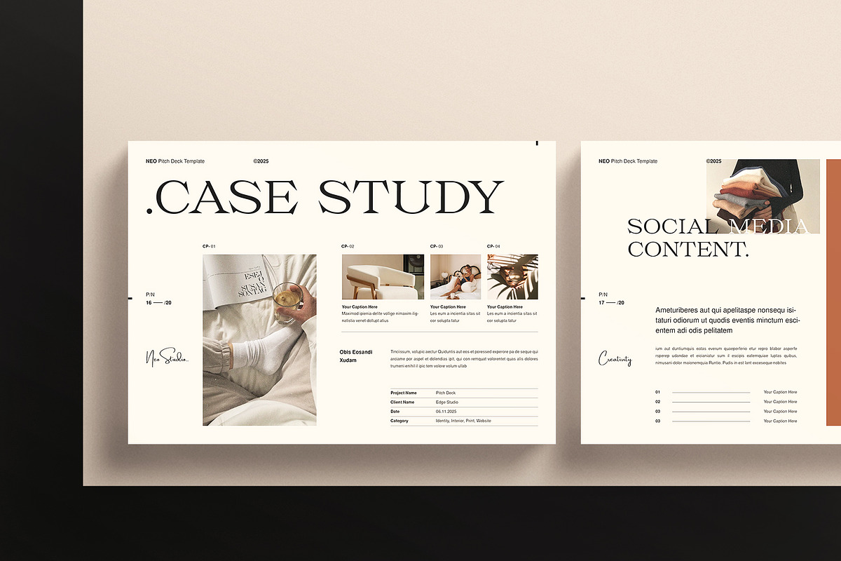 NEO | Pitch Deck Template, a Brochure Template by ArtisanaAura (Photo 10 of 14)