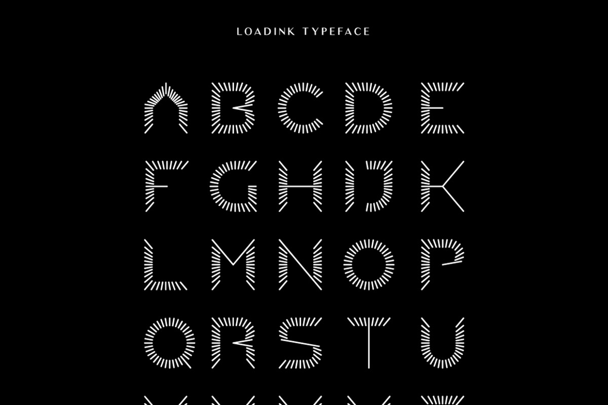 LOADINK Typeface preview 6