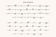 Gildane Hyme, a Script Font by Essentials Studio (Thumbnail 7 of 8)