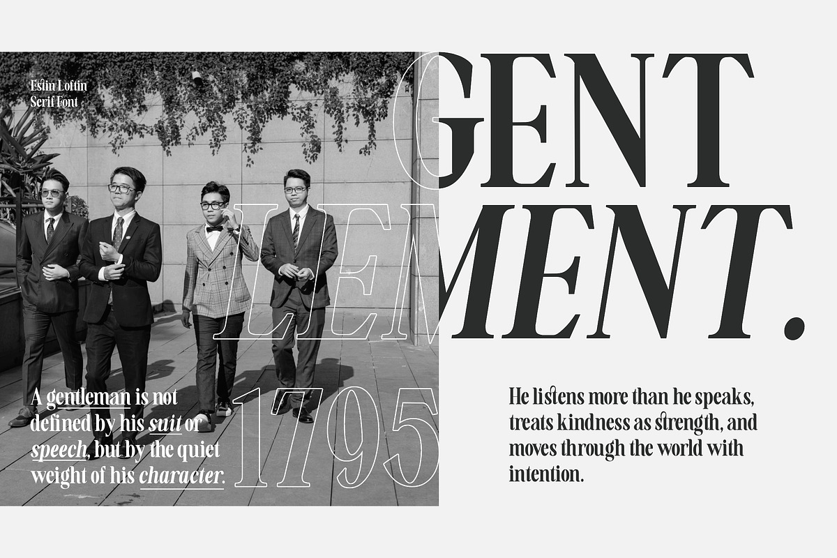 Estin Loftin Serif Font, a Serif Font by Madjack.font (Photo 13 of 15)