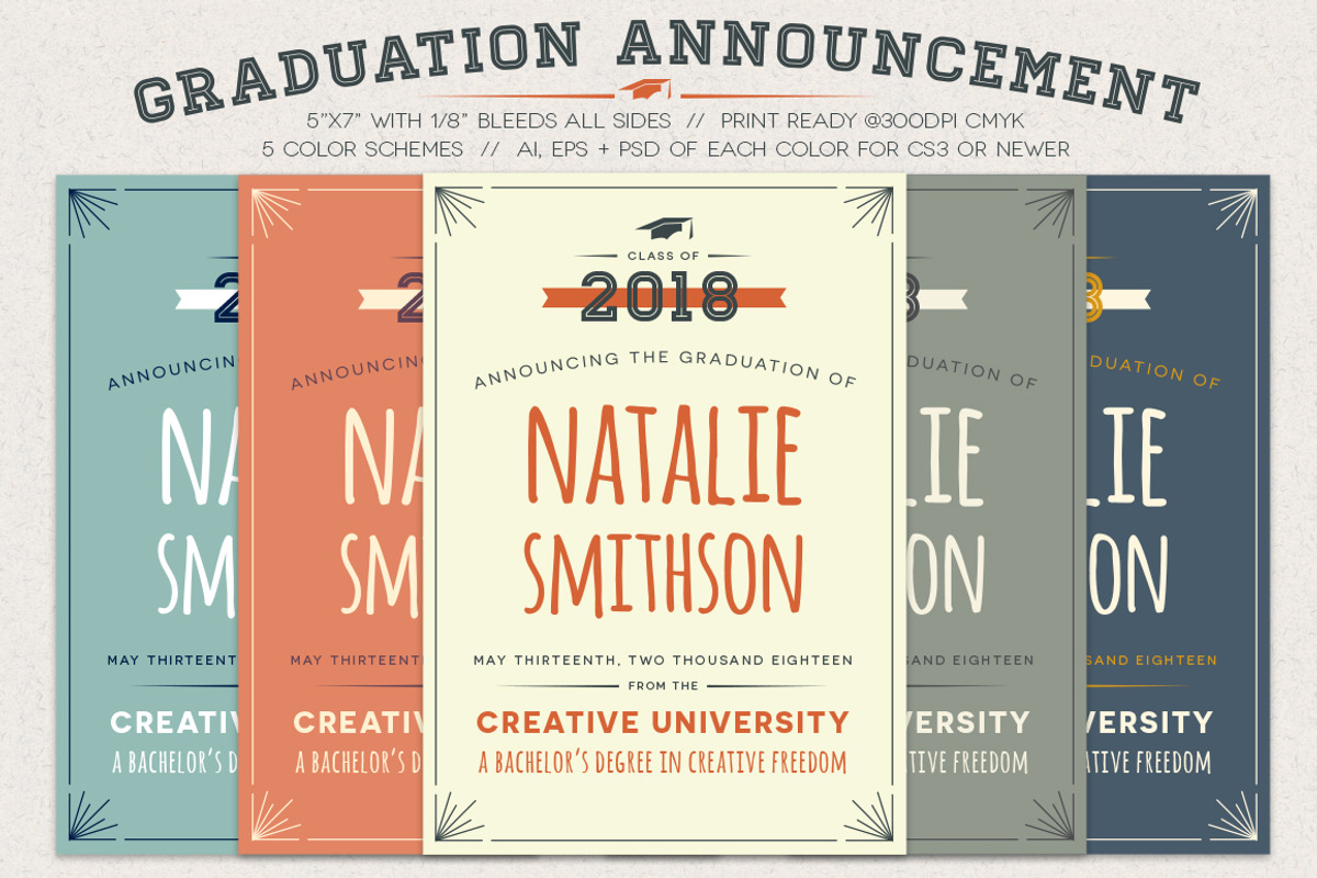 Graduation Announcement, an Invitation Template by Every Tuesday (Photo 1 of 3)