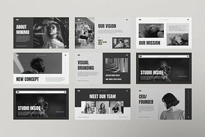 Minimo Minimal Keynote Template