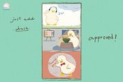 Little Ducky Clipart & Sayings Set, a Decorative Illustration by Annyillustration (Thumbnail 5 of 5)