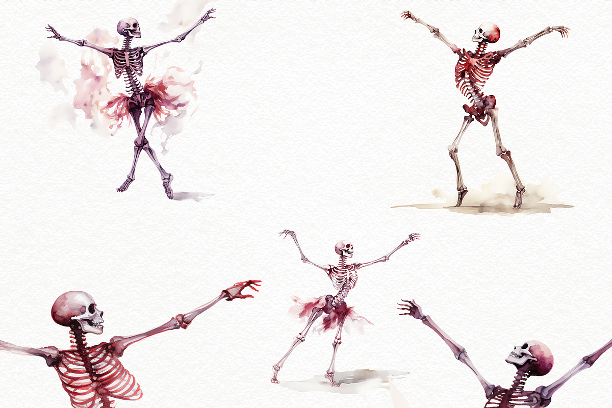 Watercolor Gothic Halloween, a Seasonal Illustration by Olga Koelsch (Photo 7 of 12)