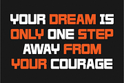 One Step - Modern Sans Serif Font, a Sans Serif Font by Pian45 Studio (Thumbnail 2 of 8)