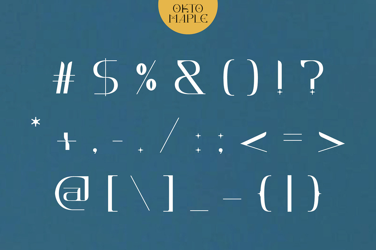 Okto Maple - Modern Serif, a Serif Font by Lemon Studio Type (Photo 7 of 8)