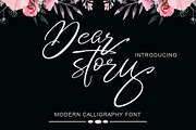 Dear story, a Script Font by Stripes Studio (Thumbnail 1 of 9)