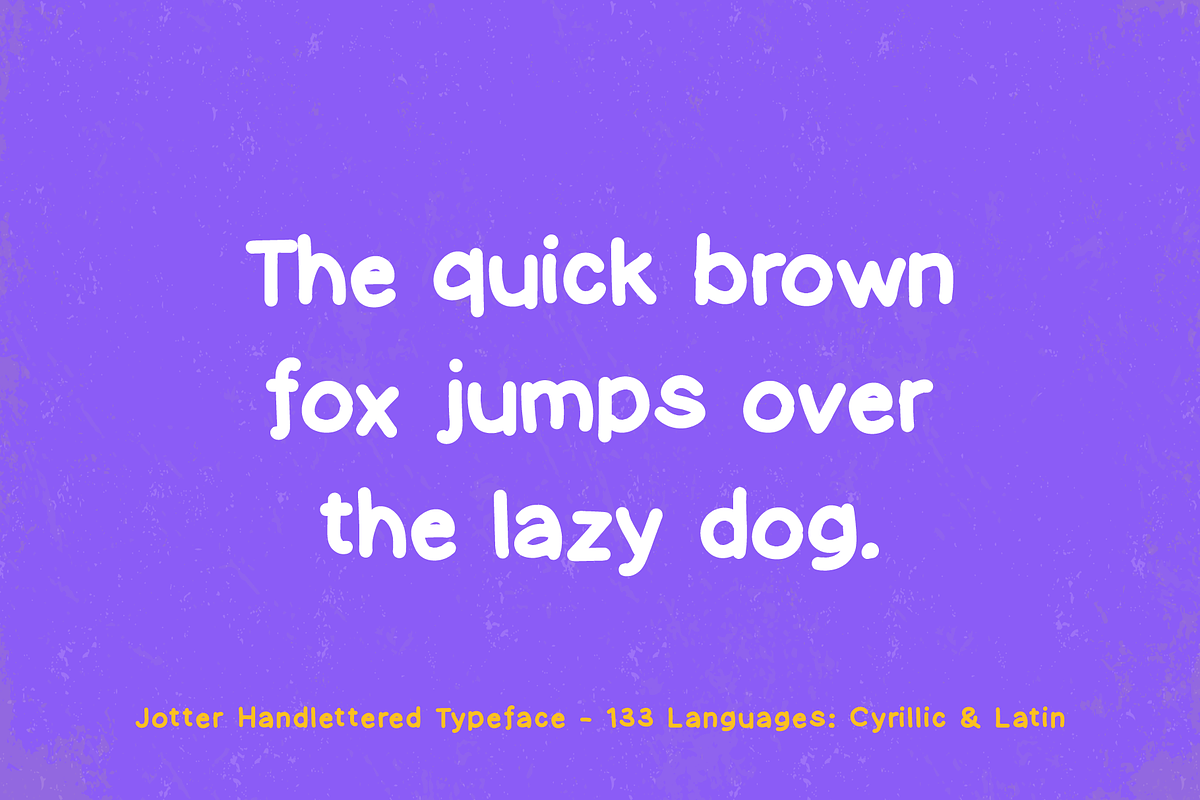 Jotter - Cute Handwritten Typeface, a Handwritten Font by alpercakici (Photo 13 of 16)
