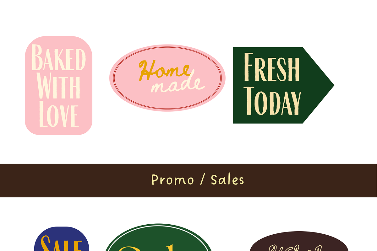 +73 Bakery Badges & Labels, an Object Graphic by The Journey Atelier (Photo 3 of 15)