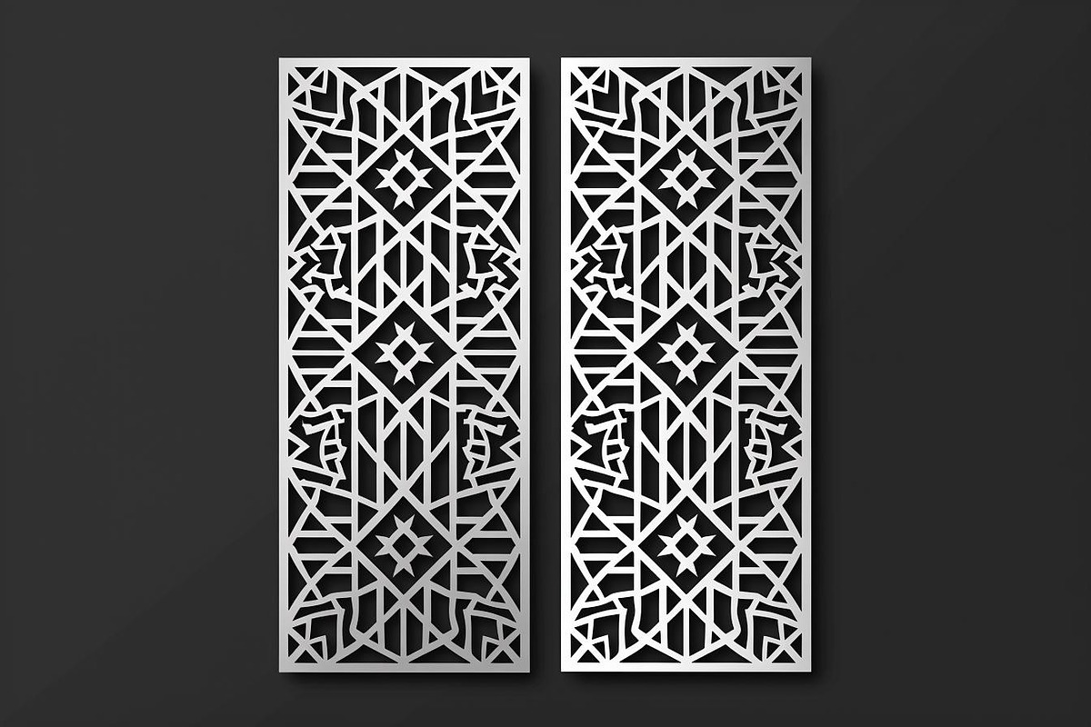 Ornamental Laser Cut Silhouettes, an Illustration by BIPLOB EXPERT (Photo 6 of 9)