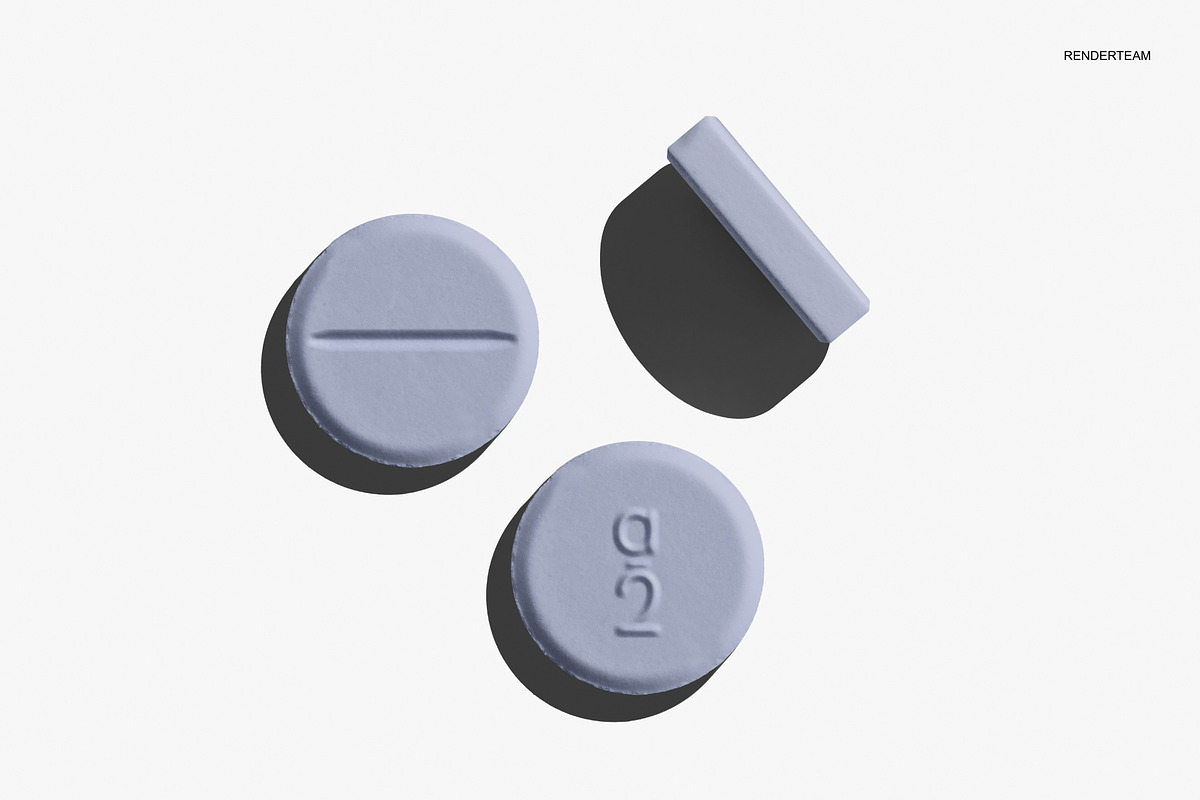 Pills and Bottle Mockup Set, a Packaging Mockup by Renderteam (Photo 3 of 14)