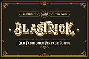 Blastrick, a Font by Graptail (Thumbnail 1 of 6)