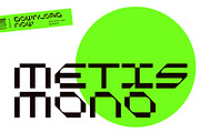 Metis Mono | Space Modern Font, a Font by Glyph44 (Thumbnail 13 of 13)